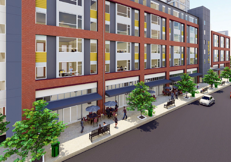 101 YORK - Towson Apartment Development - Angle View